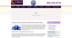 Desktop Screenshot of caltestlabs.com