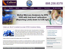 Tablet Screenshot of caltestlabs.com